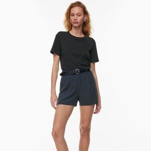 Babaton pleated mini short size 6